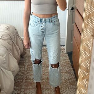 Pistola Charlie button fly jeans size 24.